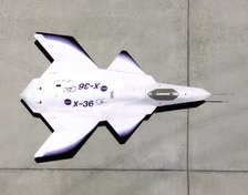 X-36 on ramp, USA, 1997. Creator: NASA.