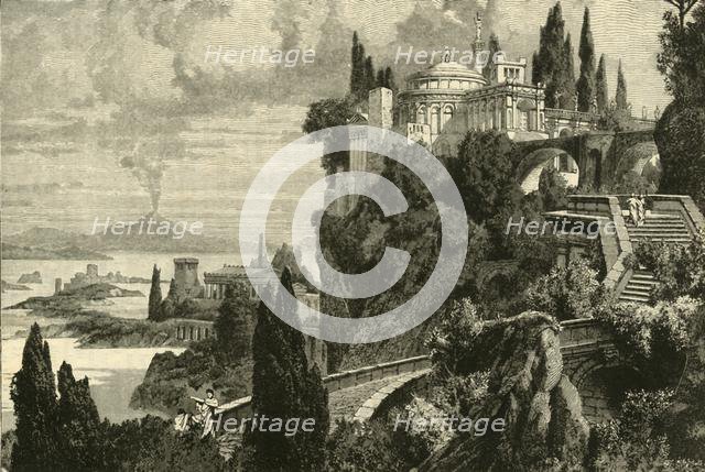 'Scenery at Cape Misenum, near Balae', 1890.   Creator: Unknown.