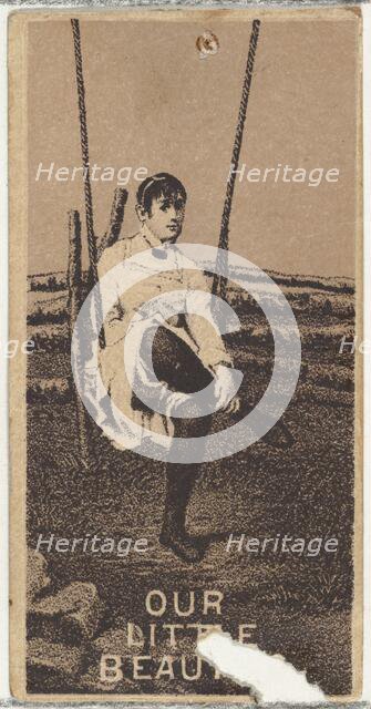 From the Actresses series (N57) promoting Our Little Beauties Cigarettes for Allen & Ginte..., 1890. Creator: Allen & Ginter.