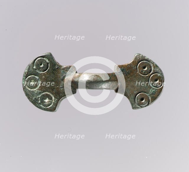 Equal-Arm Brooch, Frankish, 7th century. Creator: Unknown.