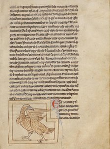 A Coot; Northumberland Bestiary, about 1250-1260. Creator: Unknown.