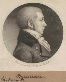 Freeman, 1802. Creator: Charles Balthazar Julien Févret de Saint-Mémin.