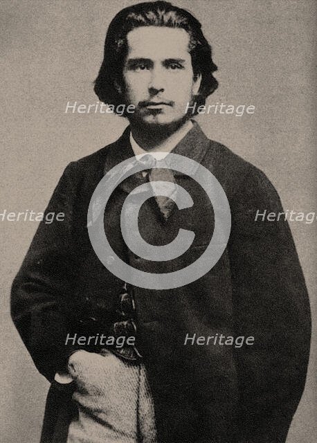 Portrait of Claude Monet, c1865. Creator: Carjat, Étienne (1828-1906).