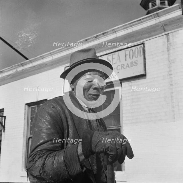 Dock worker, Washington, D.C., 1942. Creator: Gordon Parks.