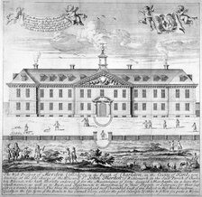 Morden College, St German's Place, Greenwich, London, c1750.                                     Artist: Anon