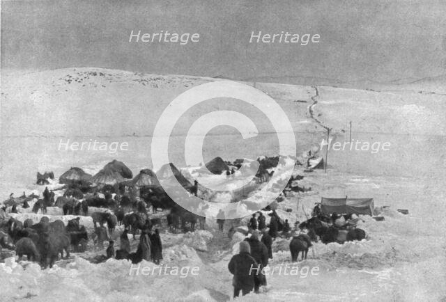 'Les Russes en perse et en armenie; Sur la route d'Erzeroum: etat-major de la 4th..., 1916 (1924) Creator: Unknown.