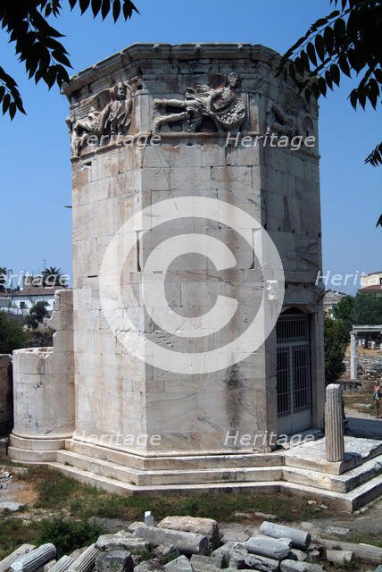Temple of the 4 Winds, Athens, Greece, 2003. Creator: Ethel Davies.