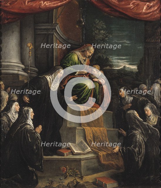 Saint Anne and Mary as child.