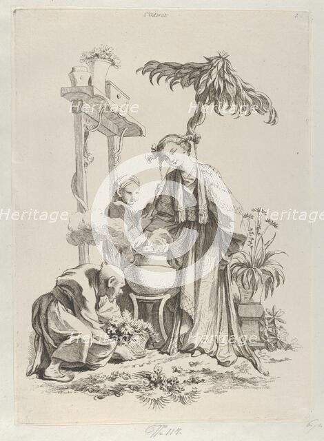 Smell, 1720-70. Creator: Francois Boucher.