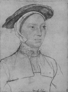 'A Lady: Unknown',  c1532-1543 (1945). Artist: Hans Holbein the Younger.