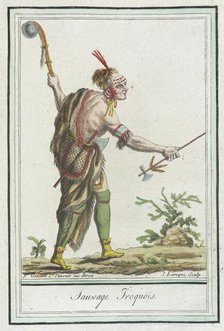 Costumes de Différents Pays, 'Sauvage Iroquois', c1797. Creator: Jacques Grasset de Saint-Sauveur.