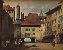 'La Place du Molard, Geneva,' c1830. Artist: Richard Parkes Bonington.