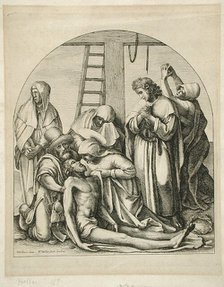 Lamentation, 1640. Creator: Wenceslaus Hollar.
