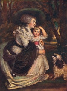 Lavinia, Countess Spencer (1762-1831), and John Charles Spencer, Viscount Althorp (1782–1845)', 1906 Artist: Sir Joshua Reynolds