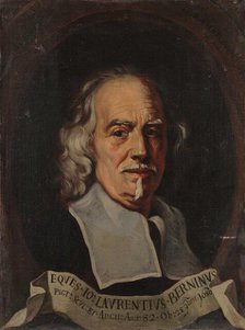 Portrait of Gian Lorenzo Bernini, 1692. Creator: Ghezzi, Giuseppe (1634-1721).