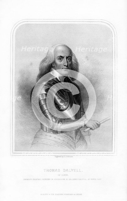 Thomas Dalziel, Scottish general, (1870).Artist: H Robinson