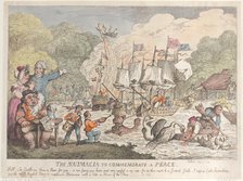 The Naumacia to Commemorate a Peace, July 23, 1814., July 23, 1814. Creator: Thomas Rowlandson.
