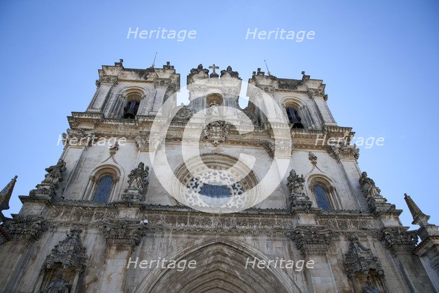 Facade of the Monastery of Alcobaca, Alcobaca, Portugal, 2009. Artist: Samuel Magal