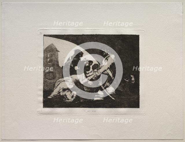 The Horrors of War: Neither Do These. Creator: Francisco de Goya (Spanish, 1746-1828).