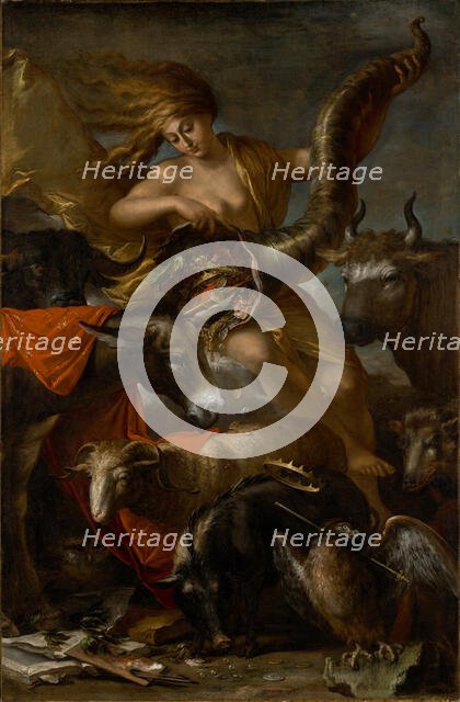 Allegory of Fortune, about 1658-1659. Creator: Salvator Rosa.