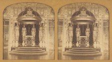 Le Trone (Palais du Senat), 1855-1865. Creator: F. Grau.