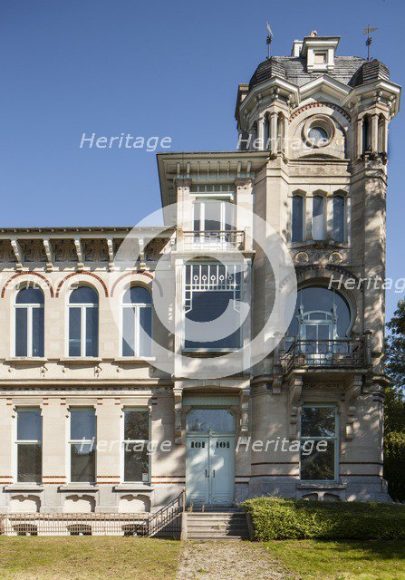 Chateau Delune, 86 Avenue Franklin Roosevelt, Brussels, Belgium, c2014-2017.  Artist: Alan John Ainsworth.
