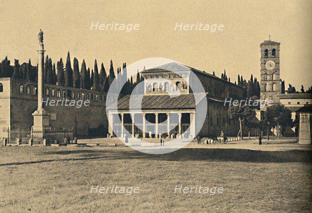 ''Roma - Basilica di S. Lorenzo fuori le Mura', 1910. Artist: Unknown.