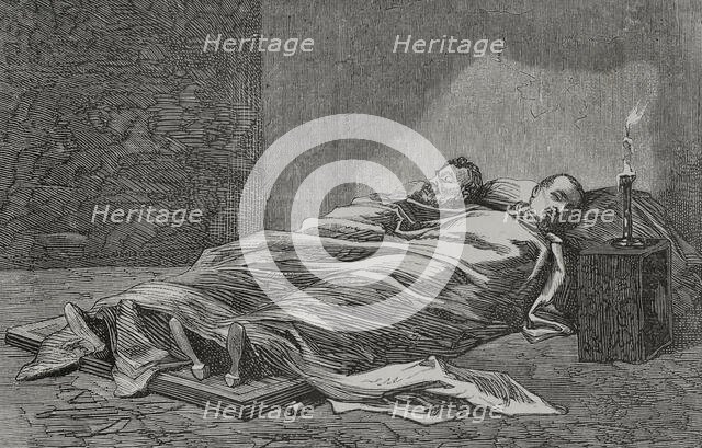 Corpses of the French generals Claude Lecomte and Jacques Leon Clément-Thomas, Paris Commune, 1871. Creator: Andrés Ovejero.