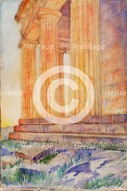 (Temple), 1927. Creator: Cass Gilbert.