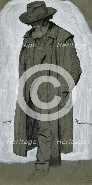 Prof. Rudolf Bacher, around 1915/1920. Creator: Josef Wawra.