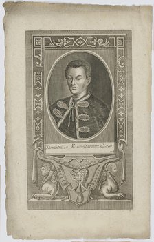 False Dmitry I, ca 1723-1724. Creator: Anonymous.