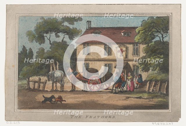 The Feathers, 1787., 1787. Creator: Thomas Rowlandson.