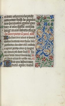 Book of Hours (Use of Rouen): fol. 51r, c. 1470. Creator: Master of the Geneva Latini (French, active Rouen, 1460-80).