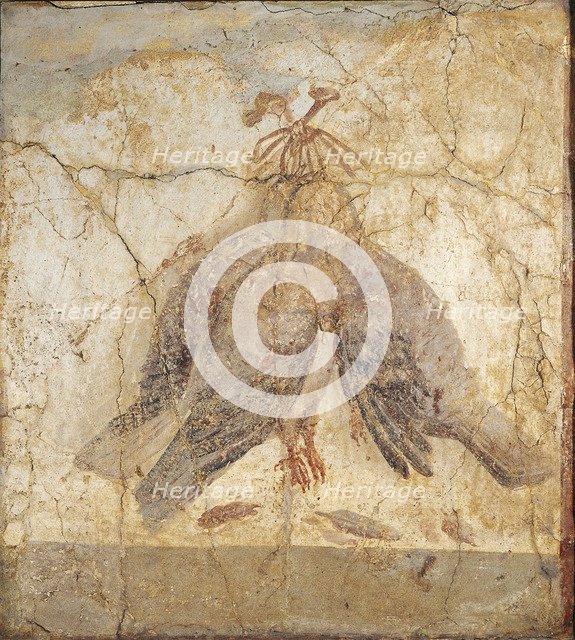 Still Life with the birds hanging from a nail. Artist: Roman master (Last third of 16th cen.)