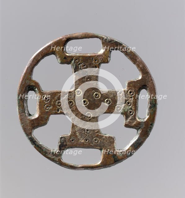 Openwork Belt Fitting, Frankish, 600-700. Creator: Unknown.