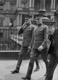 Lt. Col. James Guthrie Harbord, U.S.A., Right, with Pershing, 1917. Creator: Harris & Ewing.