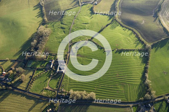 The earthwork remains of the medieval hamlet of Lidcote, or Littlecote, Buckinghamshire, 2022 Creator: Damian Grady.