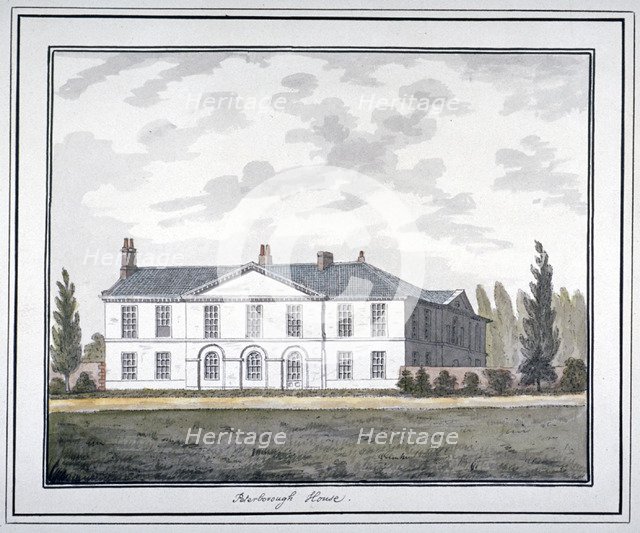 Peterborough House, Fulham, London, 1800. Artist: Anon