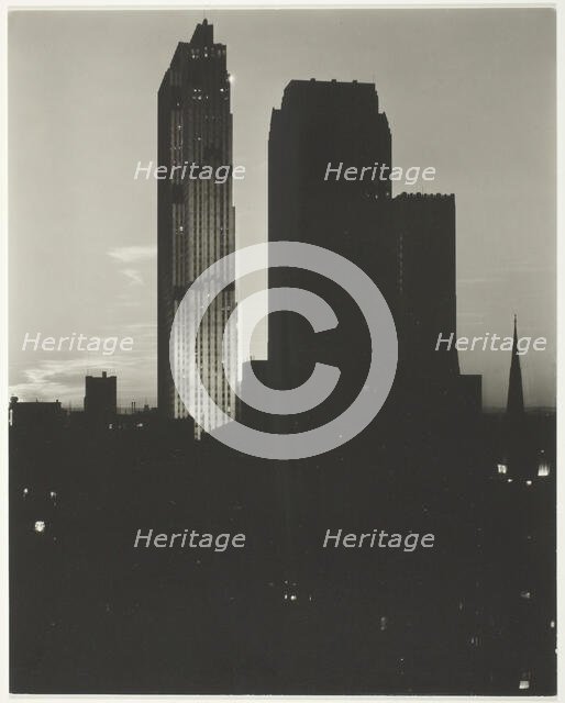New York from the Shelton, 1935. Creator: Alfred Stieglitz.