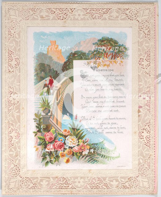 Valentine, 1876. Creator: Anon.