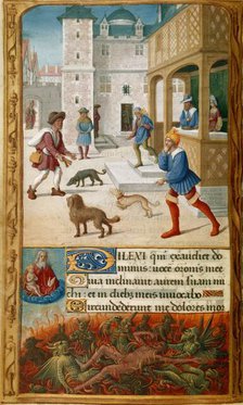 Dives and Lazarus, c1500.  Creator: Jean Poyet.