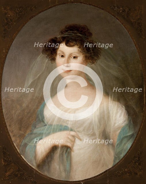 Portrait of Teresa Woydzina née Kuznicz, Wife of the President of Warsaw, c1820. Creator: Franciszek Ksawery Lampi.