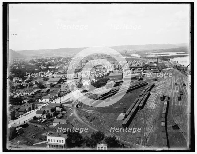 Valley of the Mississippi from Winona, Minn., c1898. Creator: Unknown.