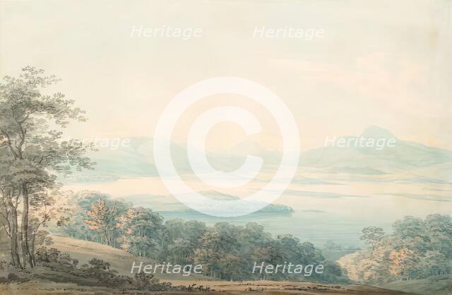 Loch Lomond from Knock Our Wood, c1827-1829. Creator: Hugh William Williams.