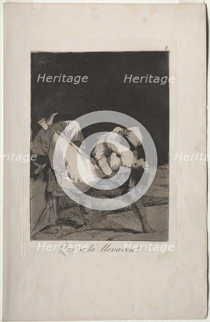 Caprichos: They Carried Her Off!. Creator: Francisco de Goya (Spanish, 1746-1828).