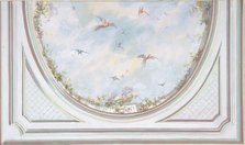 Design for Grand Salon Ceiling, Hôtel Hope, 1867. Creators: Jules-Edmond-Charles Lachaise, Eugène-Pierre Gourdet.
