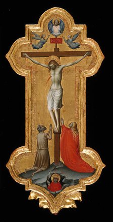 Processional Cross with Saint Mary Magdalene and a Blessed Hermit, 1392/95. Creator: Lorenzo Monaco.
