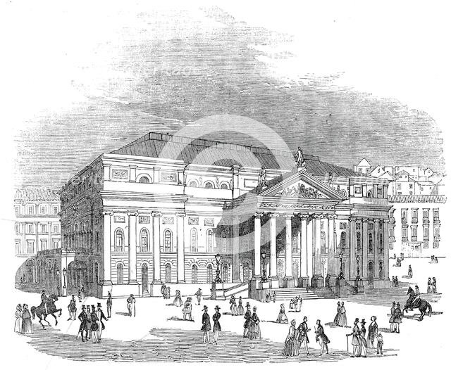 The new National Theatre, Lisbon, 1845. Creator: Unknown.