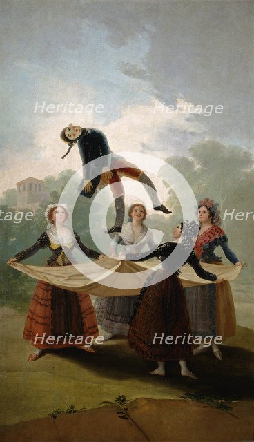 The Straw Manikin (El Pelele), 1791-1792. Artist: Goya, Francisco, de (1746-1828)