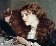 'Jo, La Belle Irlandaise', 1866.  Artist: Gustave Courbet